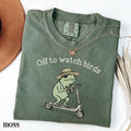 Comfort Colors Birdwatching Frog Off Watch Birds Nature Bird Enthusiast Tee Nature Lover Birding Bird Watcher