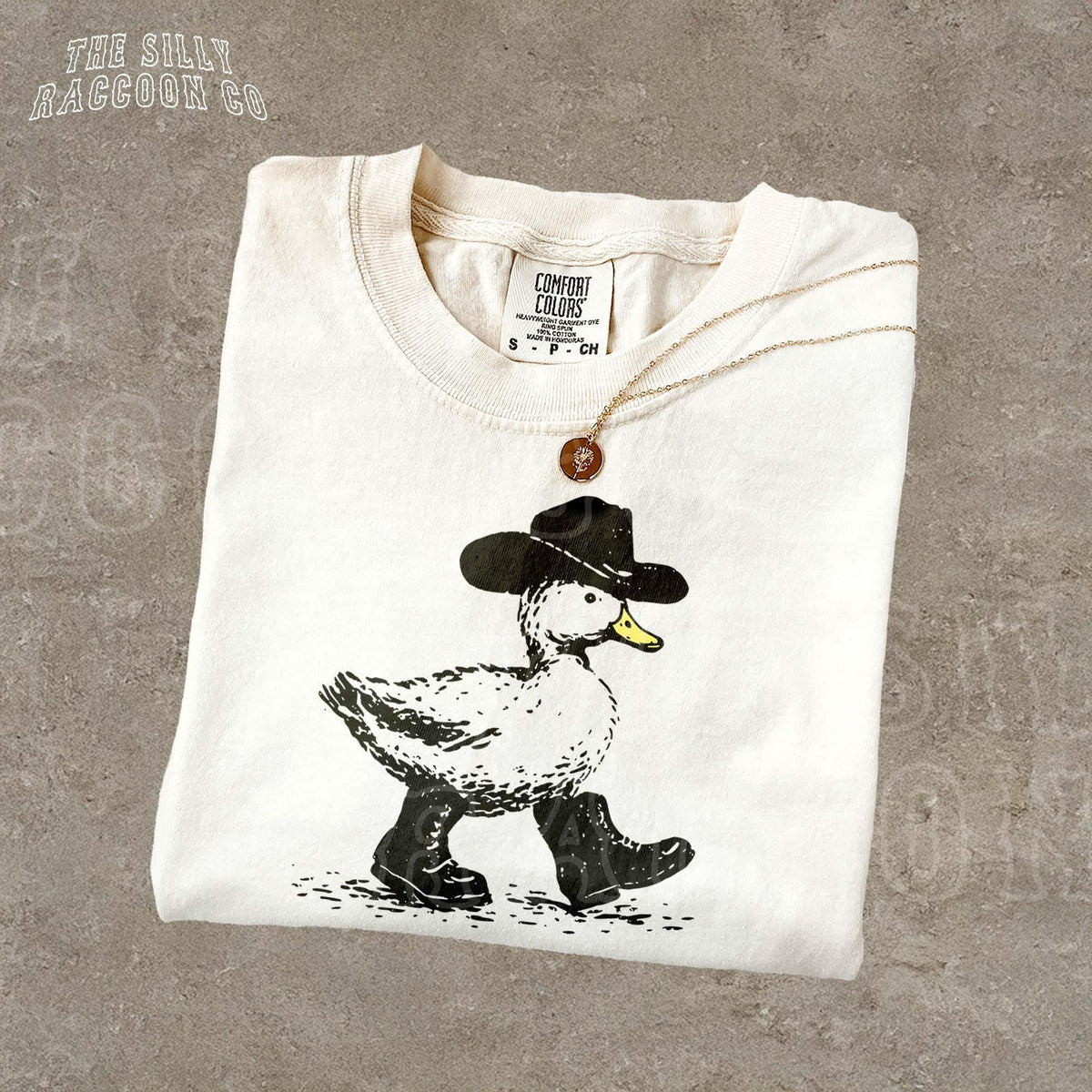 Vintage Cowboy Duck Western Southern Unisex