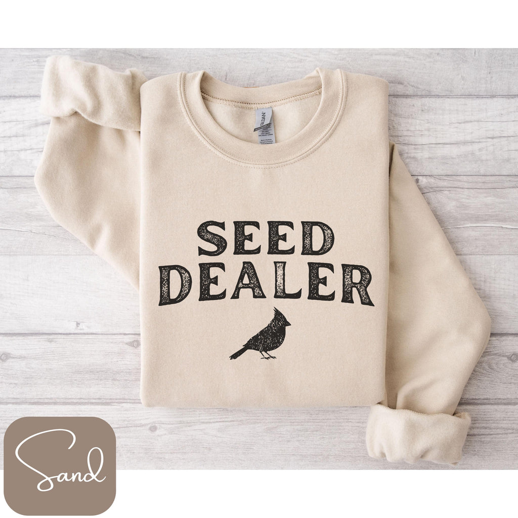 Seed Dealer Bird Lover Backyard Birding Bird Feeder Humor Tee Bird Watcher Tee