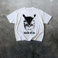 Lock Tf Cat Gen Meme Shitpost Y2k Unisex