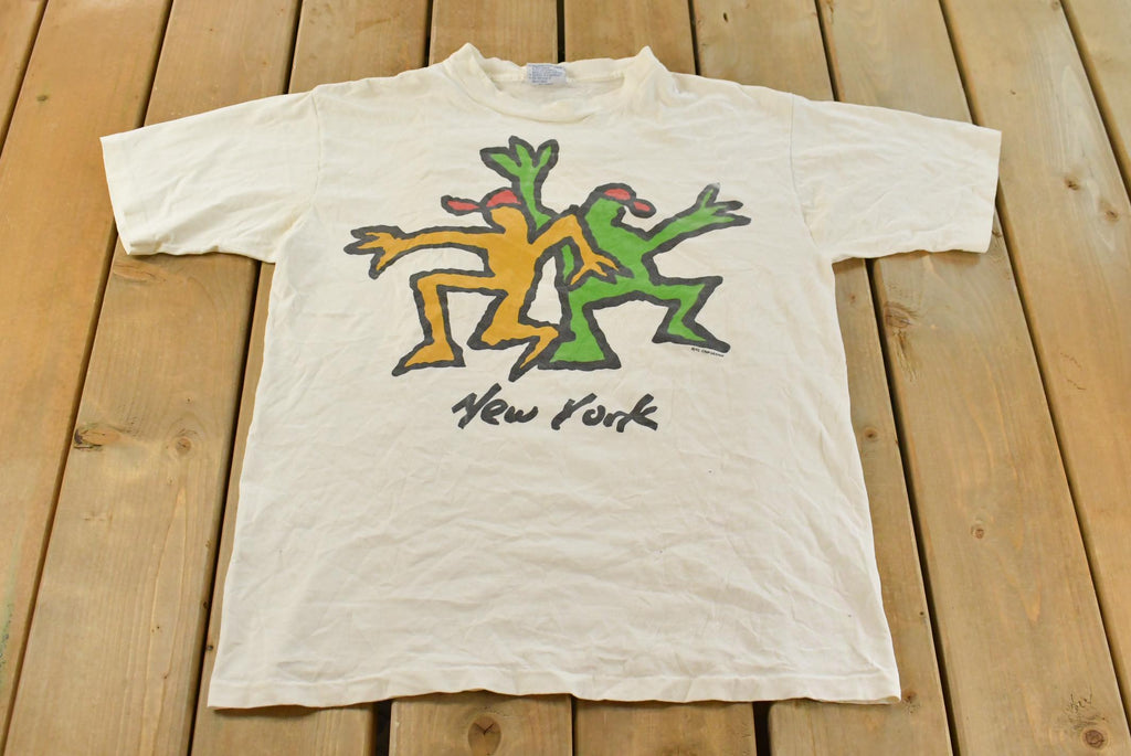 Vintage 1990s York Keith Haring Art Vintage Streetwear Vintage Art Tee