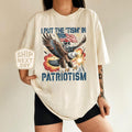Put Tism Patriotism American Flag Bald Eagle 4th July Humor Usa Patriotic