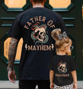 Father Mayhem Dad Matching Dad Dad Girl Father Son Father Daughter Expectant Father Dad Tee-Shirt