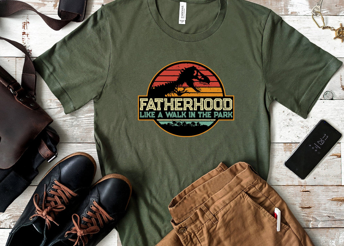 Fatherhood Like Walk Park Father'S Day Father'S Day Lion Face Father'S Day