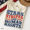 Stars Stripes Human Rights Comfort Colors Retro 4th July Liberal Feminist American Patriotic