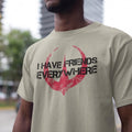 Friends Everywhere Jersey Tee Andor Inspired Short Sleeve Friends Minimalist Tee