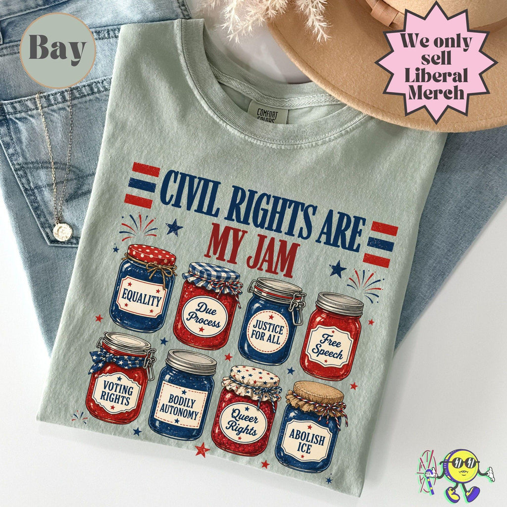 Civil Rights Jam Liberal Values Fourth July Equal Rights Feminist Lgbt Ally Subtle Anti Trump Fascism Kindess Inclusivity