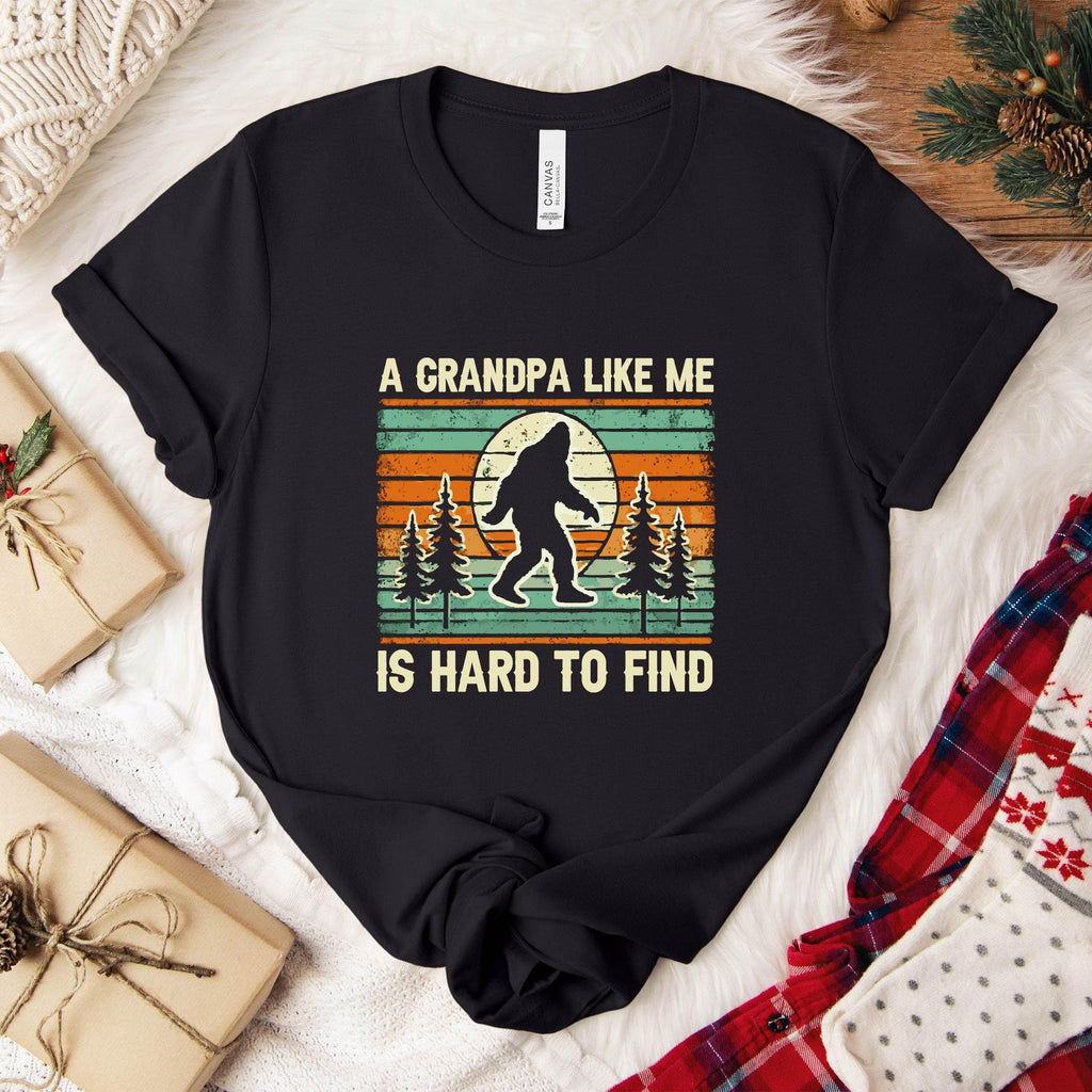 Grandpa Bigfoot Retro Sasquatch Tee Unisex