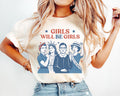 Patriotic Feminist 4th July Tee Strong American Independence Day Usa