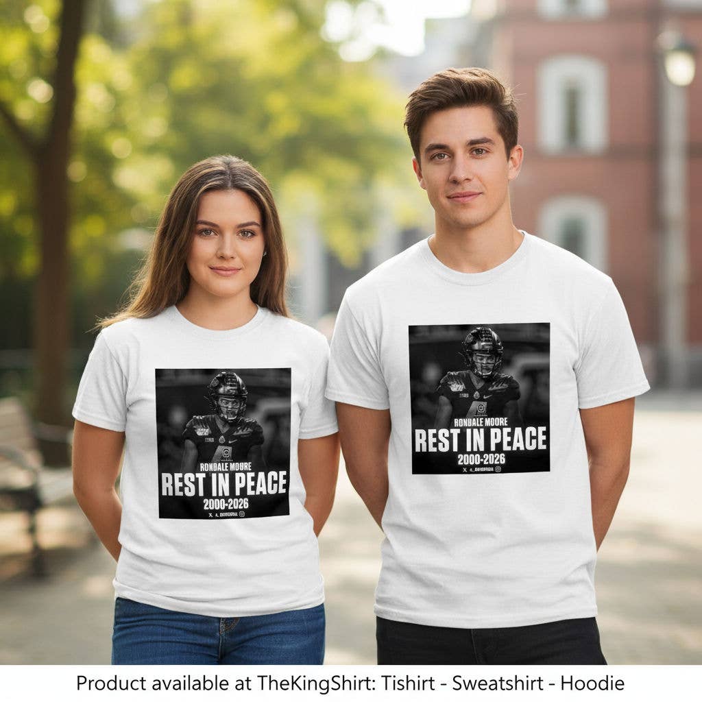 Rondale Moore Rest in Peace 2000-2026 Tribute Tee