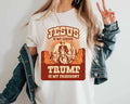 Trump 2024 Shirt - Jesus Is My Savior Trump Is My President
