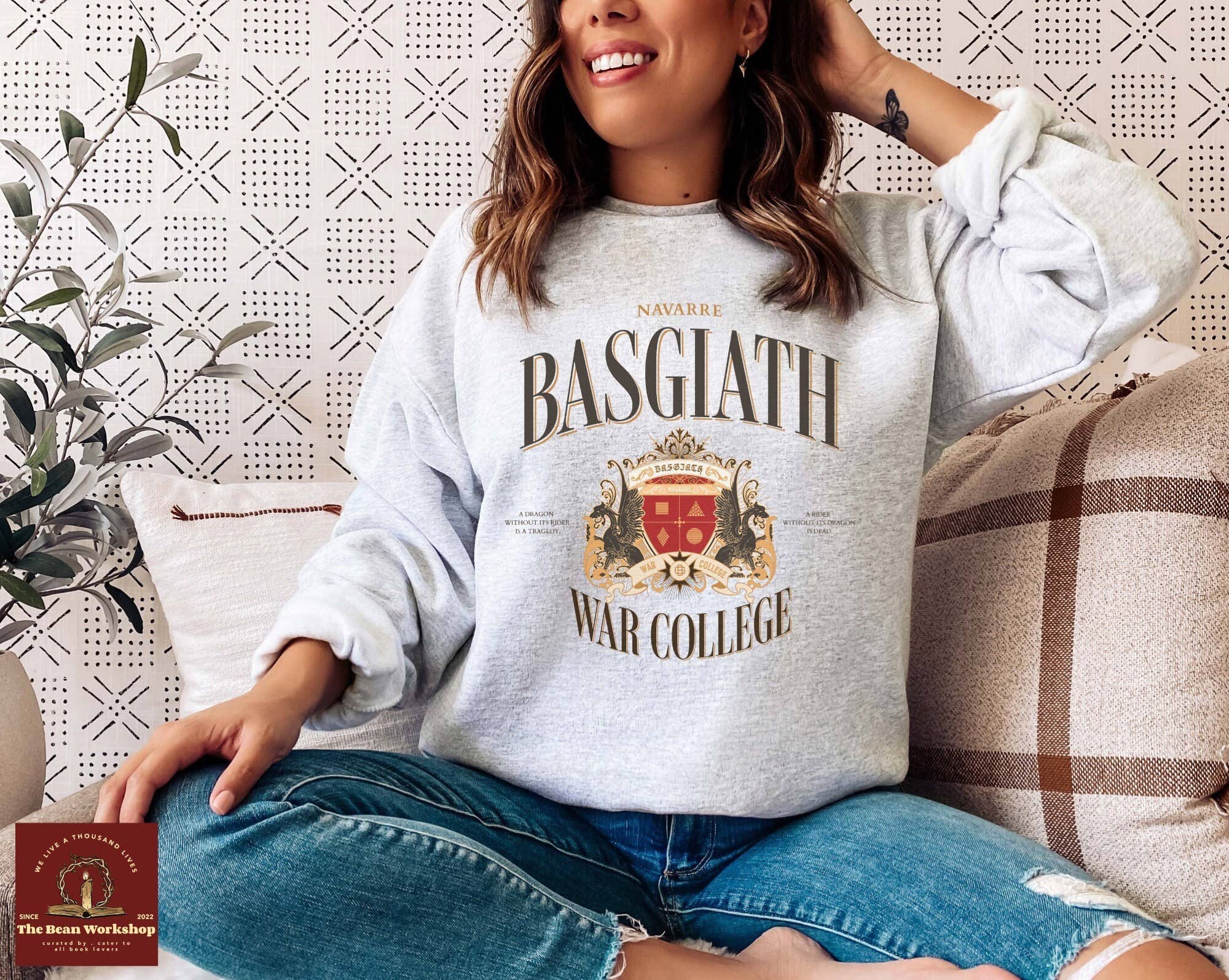 Fourth Wing Sweater - Basgiath War College Sweatshirt Gift