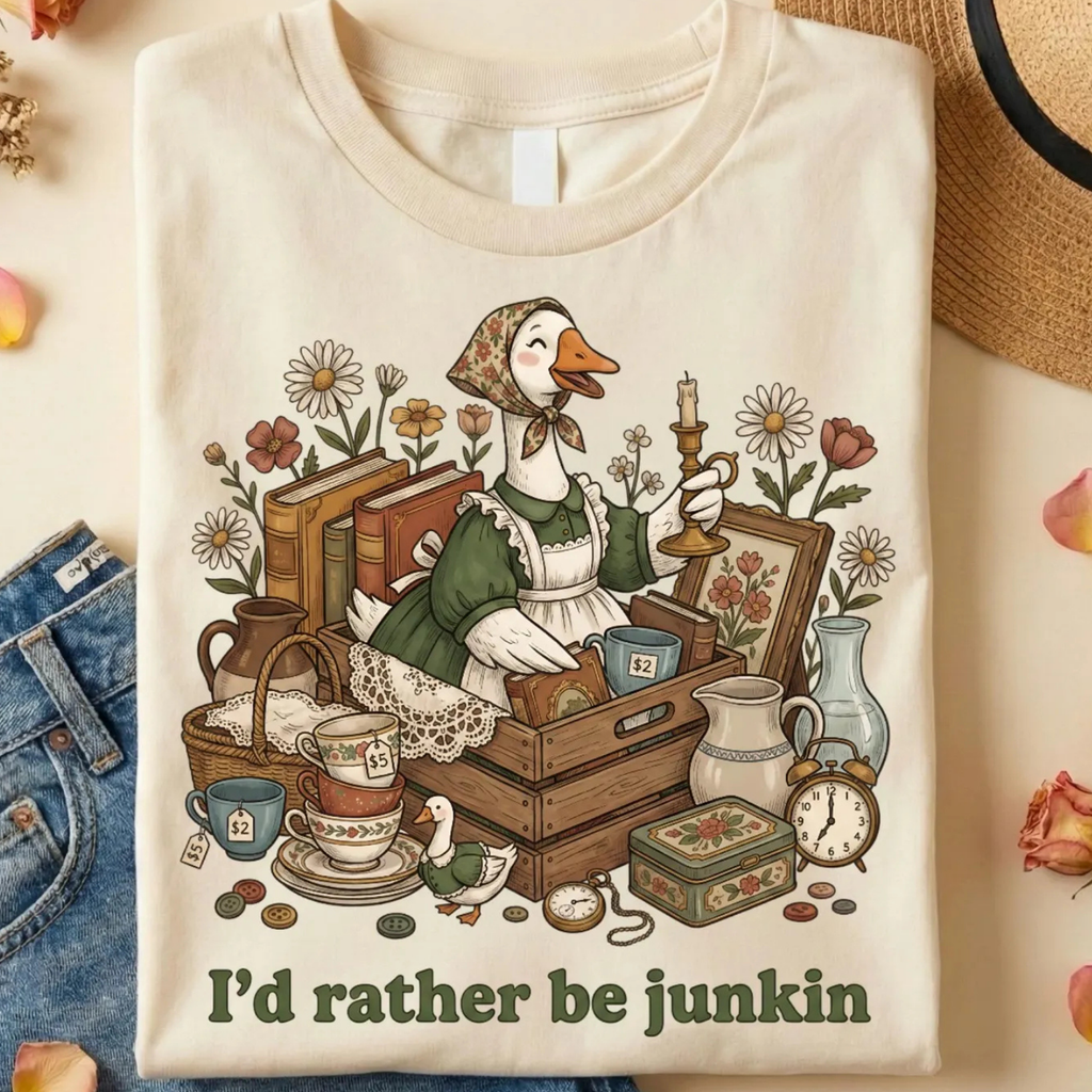 Id Rather Be Junkin Goose Unisex