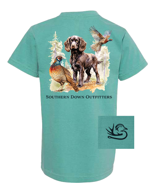Pheasant Brittany Youth Tee Unisex