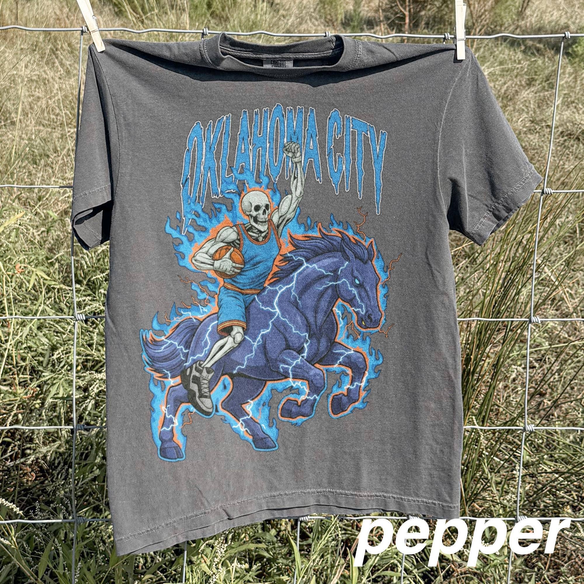 Vintage Oklahoma City Basketball Tee, 90S Game Day Top