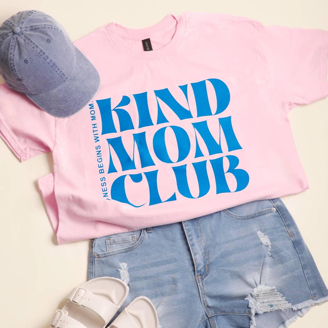 Kind Mom Club Graphic Heavy Cotton T-Shirt