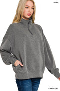 Scuba Half Zip Pullover w/ Pockets SI-27041