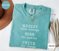 Resist Fascism Political Protest Liberal Gender Neutral Tee