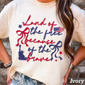 Land of the Free July 4th Graphic Shirt | Comfort Color