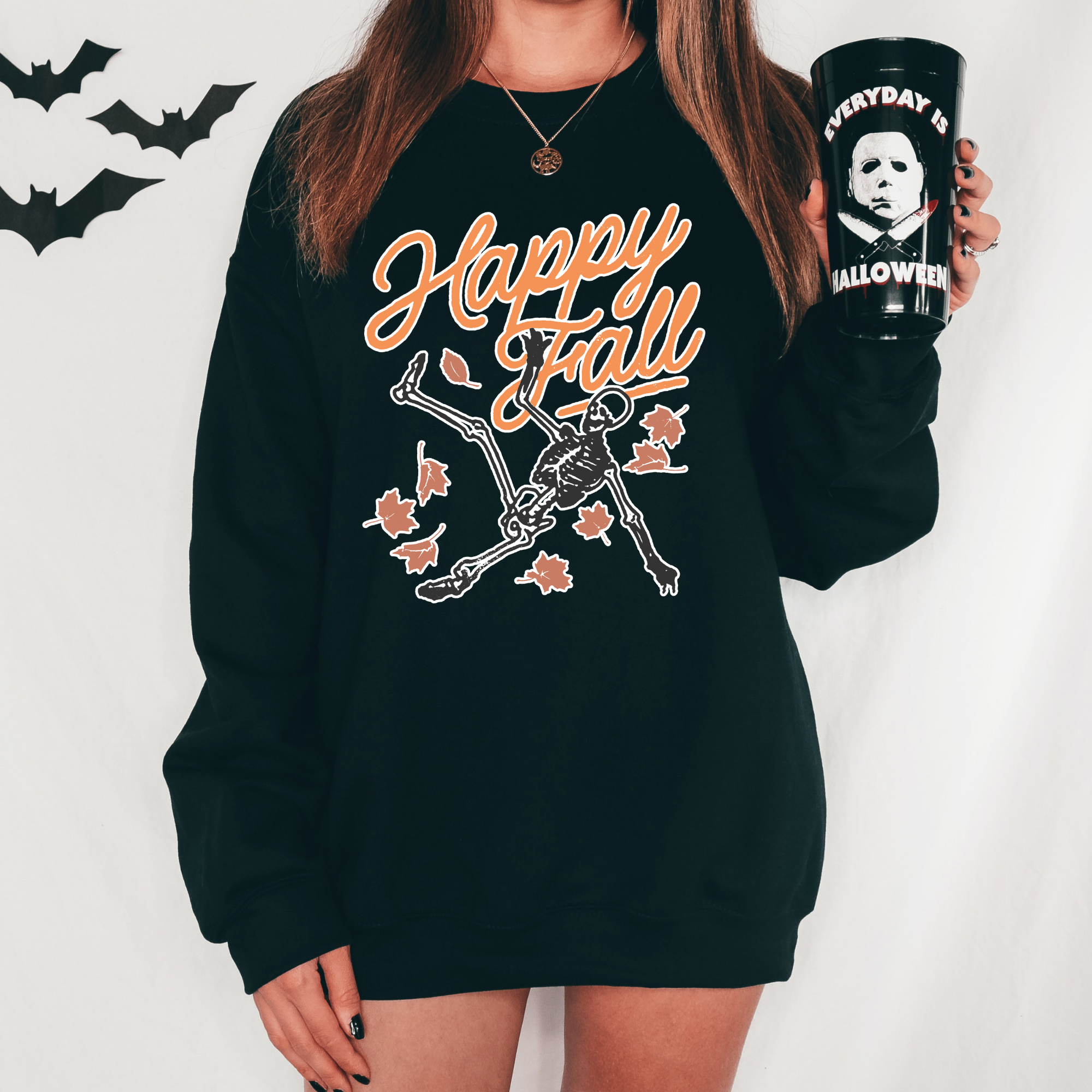 Happy Fall Halloween Hoodie or Crewneck Sweatshirt
