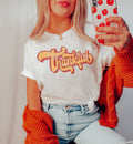 Thankful Retro Shadow Tee | Fall Shirt Graphic Tee