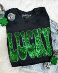 St Patrick's Day Stars Lucky Short Sleeve