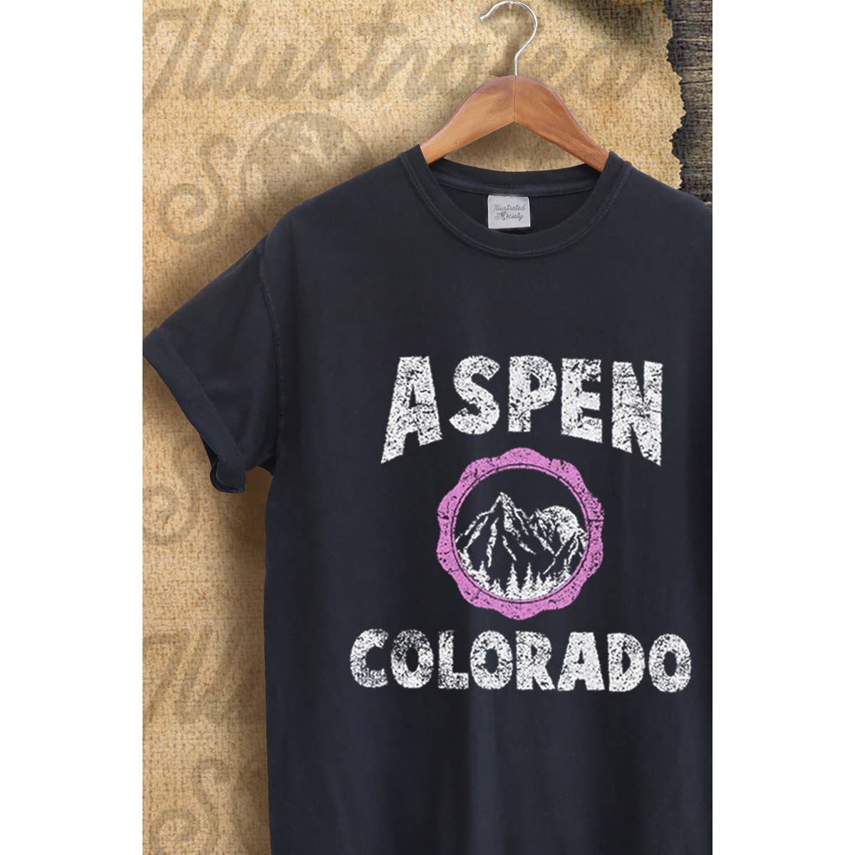 Aspen Colorado Ski Graphic Vintage Graphic Tee