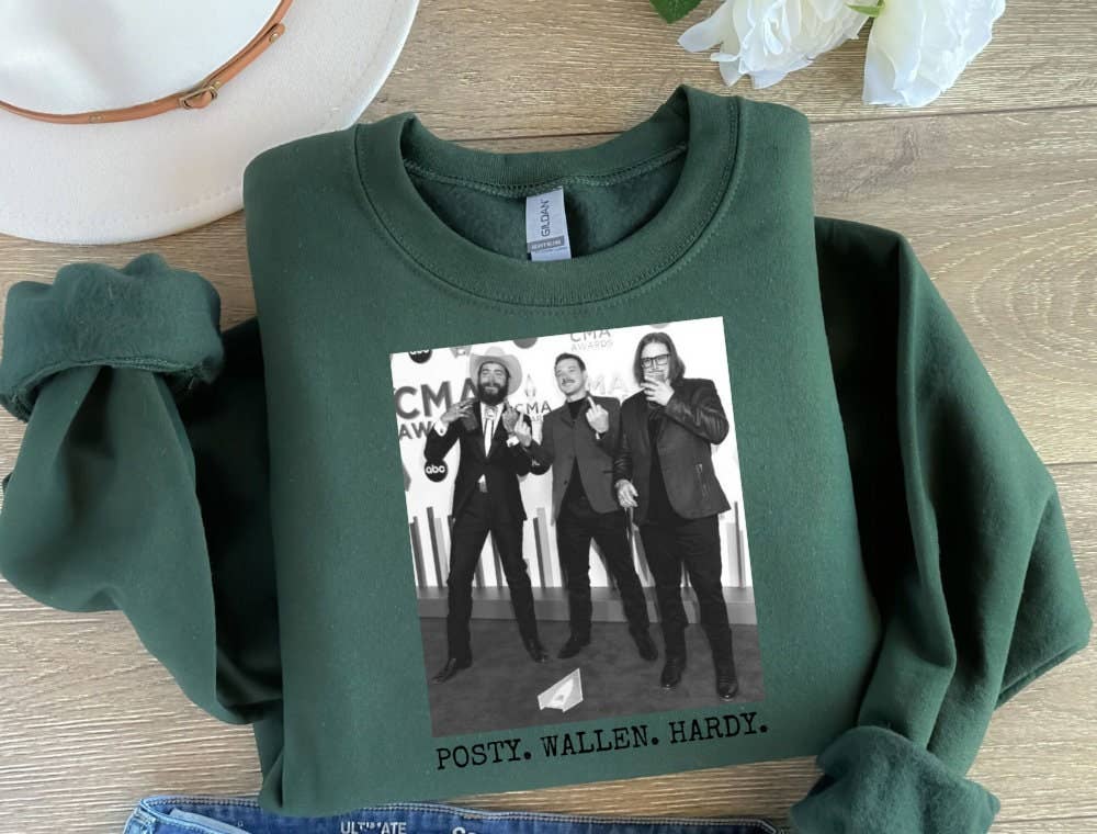 Country Bad Boy Trio Post Malone Sweatshirt