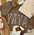 Yaya Leopard Name Sweatshirt