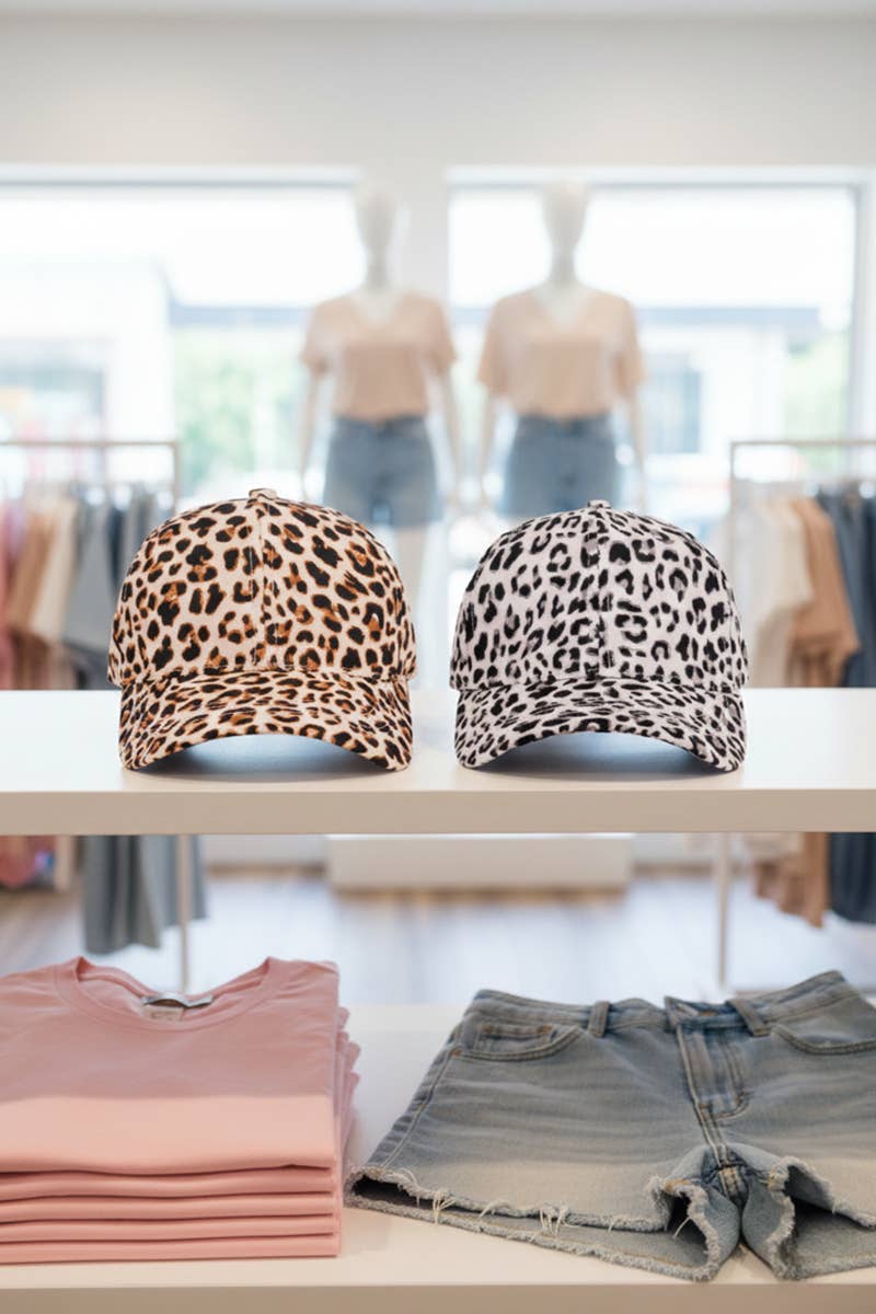 .....0919 Leopard Pattern Baseball Cap SI-28816