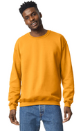 Custom Designed - Crew Sweatshirt (Gold) Adult, Gildan, Heavy Blend 50/50 Fleece
