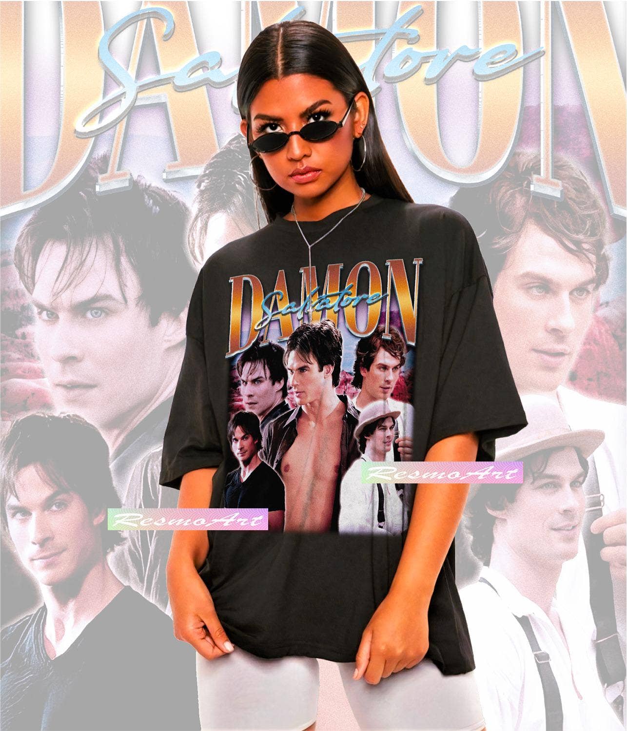 Damon Salvatore Unisex Vampire Diaries Tee