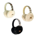 Aztec Patterned Band Ear Muff with Faux Fur