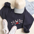Sweet Cherry and Bows Embroidered Heavyweight Sweatshirt