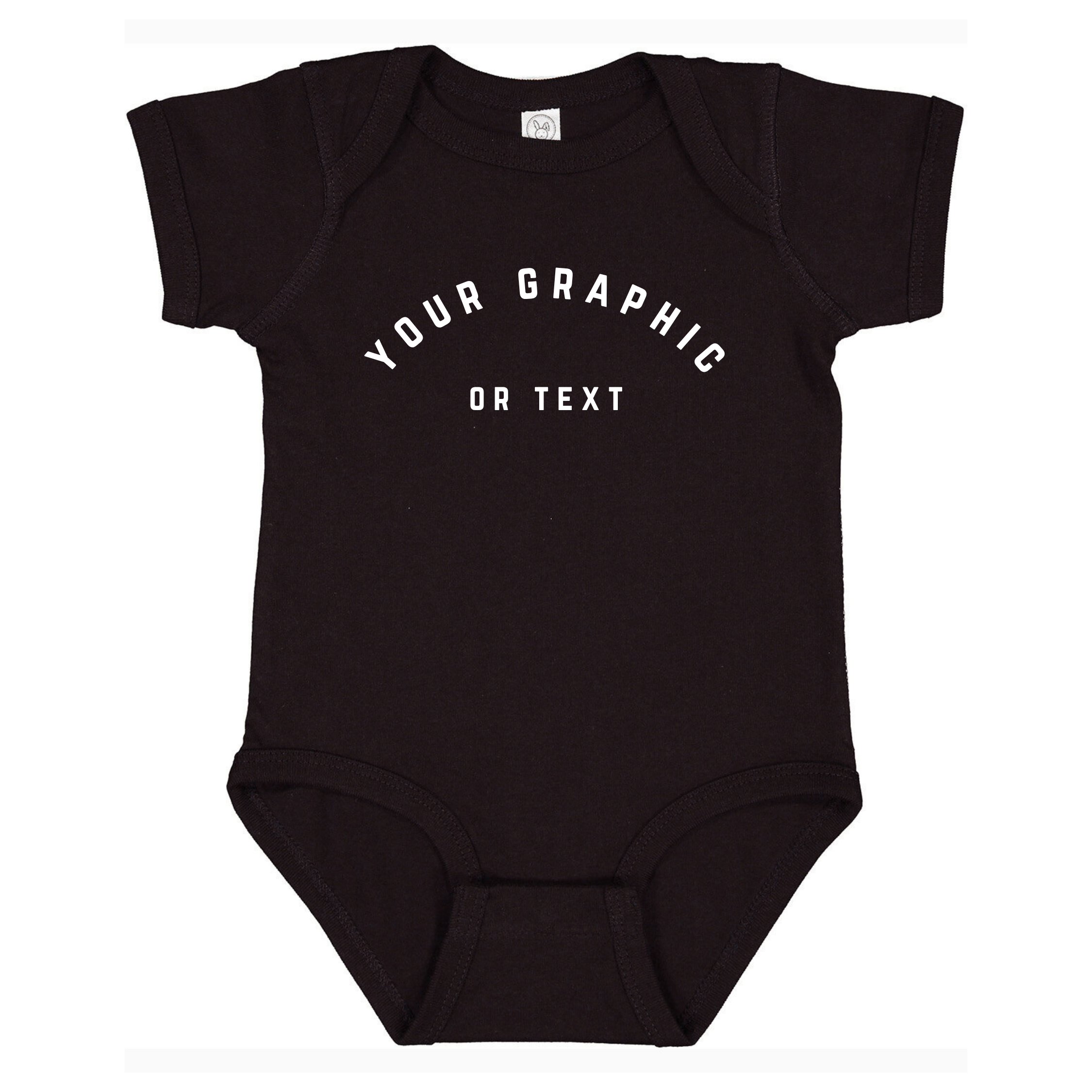 Custom Branded Baby Bodysuit Any Design or Text Graphic