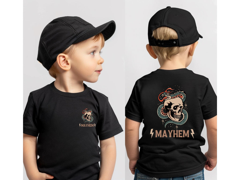 Father Mayhem Dad Matching Dad Dad Girl Father Son Father Daughter Expectant Father Dad Tee-Shirt