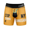 Stop Staring At My Dinosaur Boxer Briefs