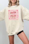 Faith Over Fear Graphic Sweater