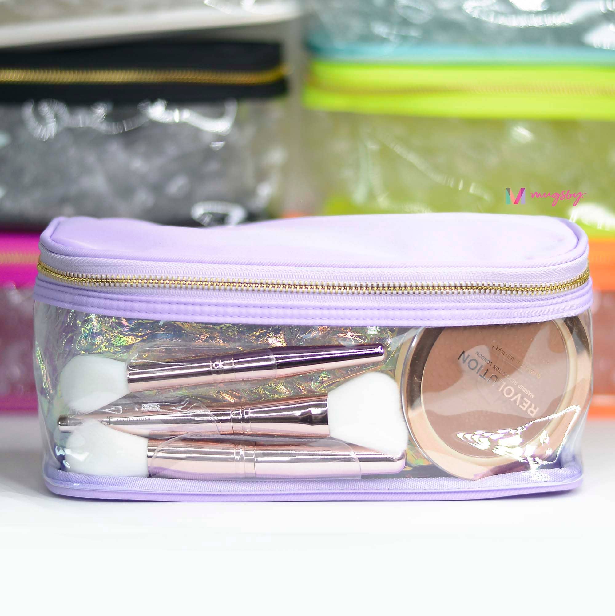 Light Purple Rectangular Makeup Bag