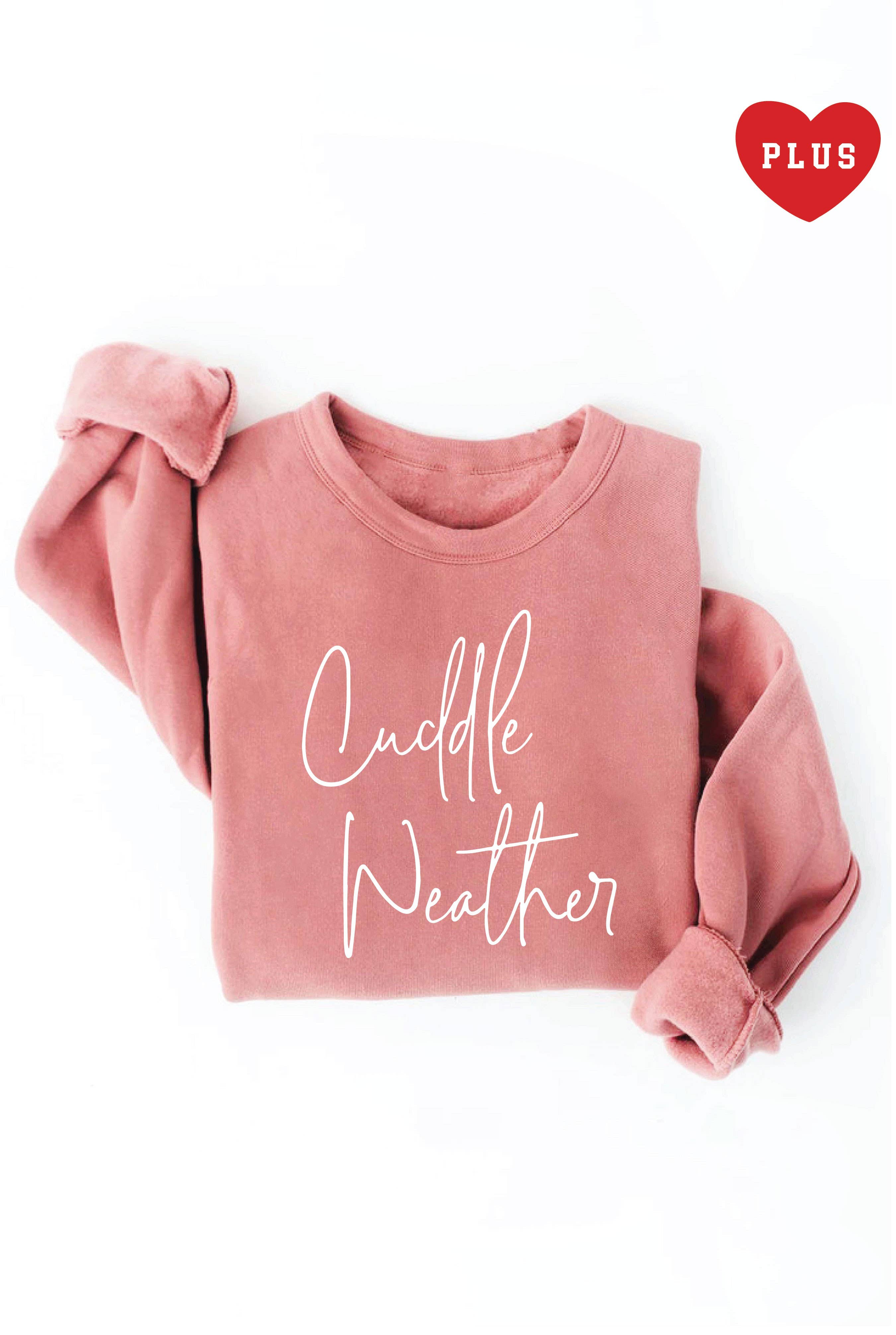 Cuddle Weather Plus Graphic Sweatshirt