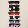 Retro Cat-Eye Style Rectangular Sunglasses