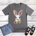Easter Faux Embroidered Bunny Graphic Tee