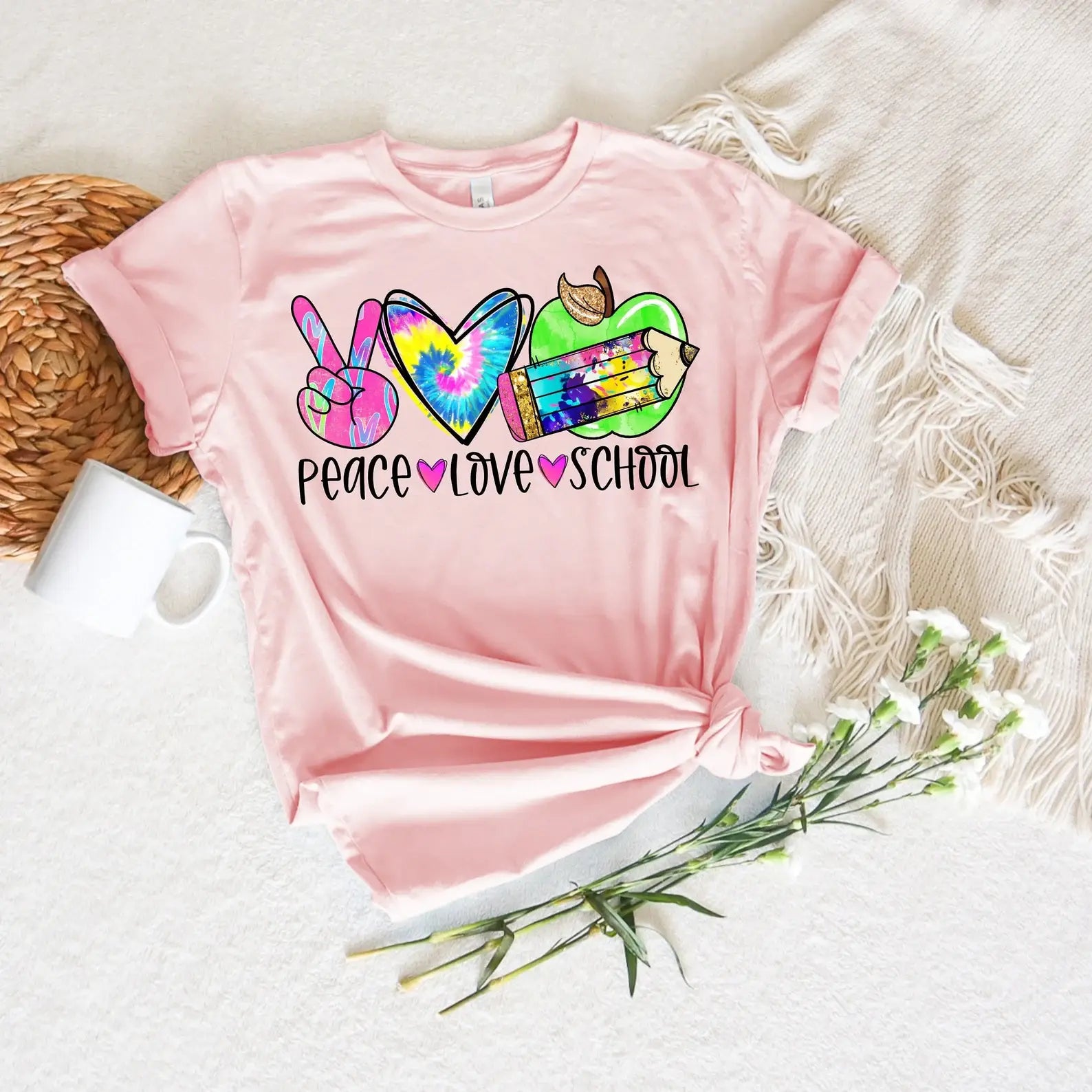 Peace Love School T-Shirt