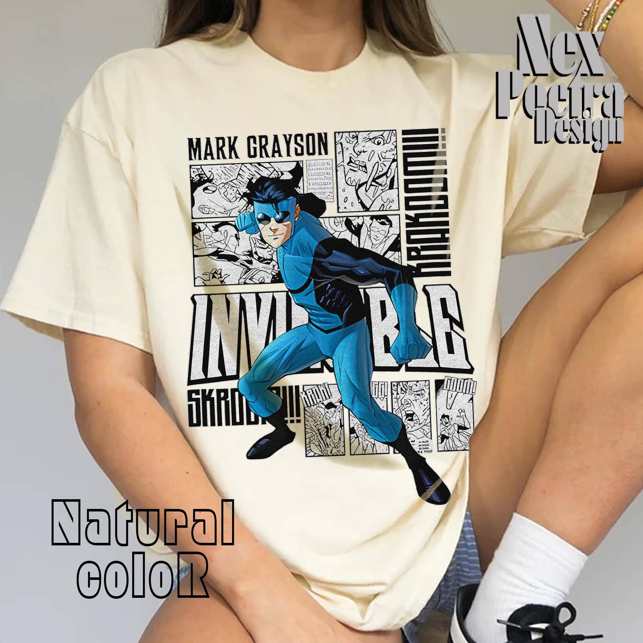 Invincible Mark Grayson Superhero Graphic Tee