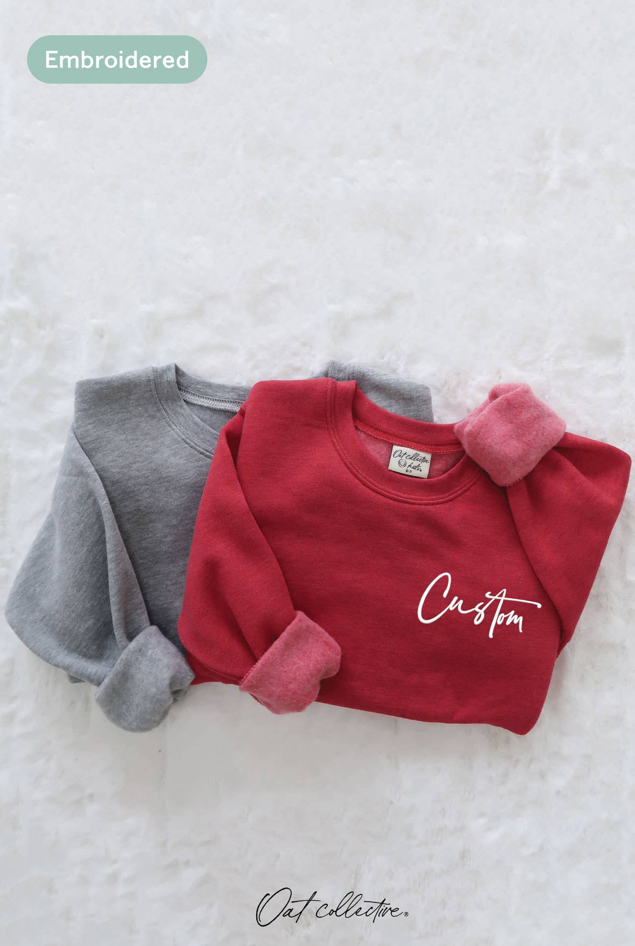 Custom Embroidered Toddler Graphic Sweatshirt