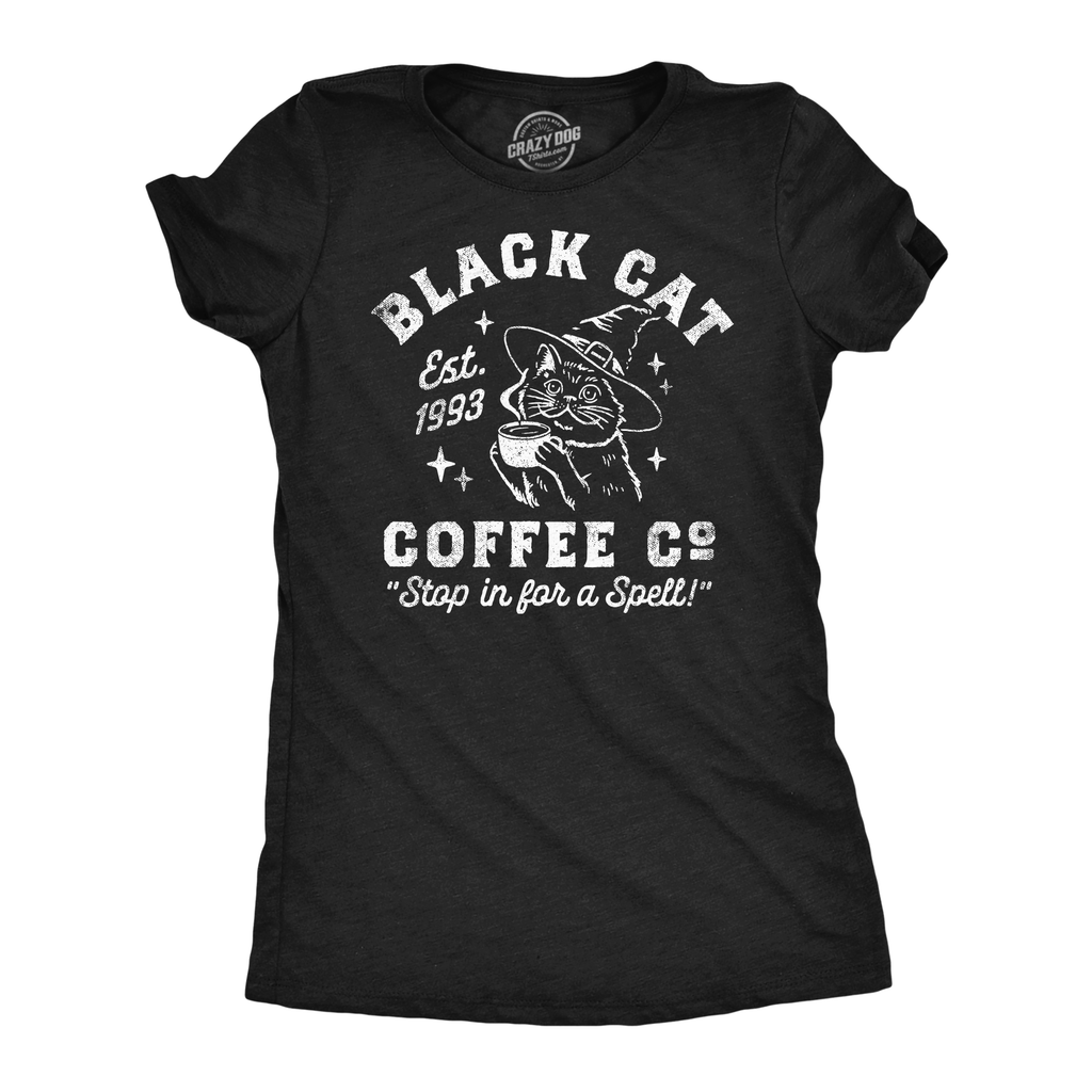 Black Cat Coffee Co Women's T Shirt Unisex