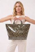 0402 Leopard Print Pvc the Tote Bag SI-29650