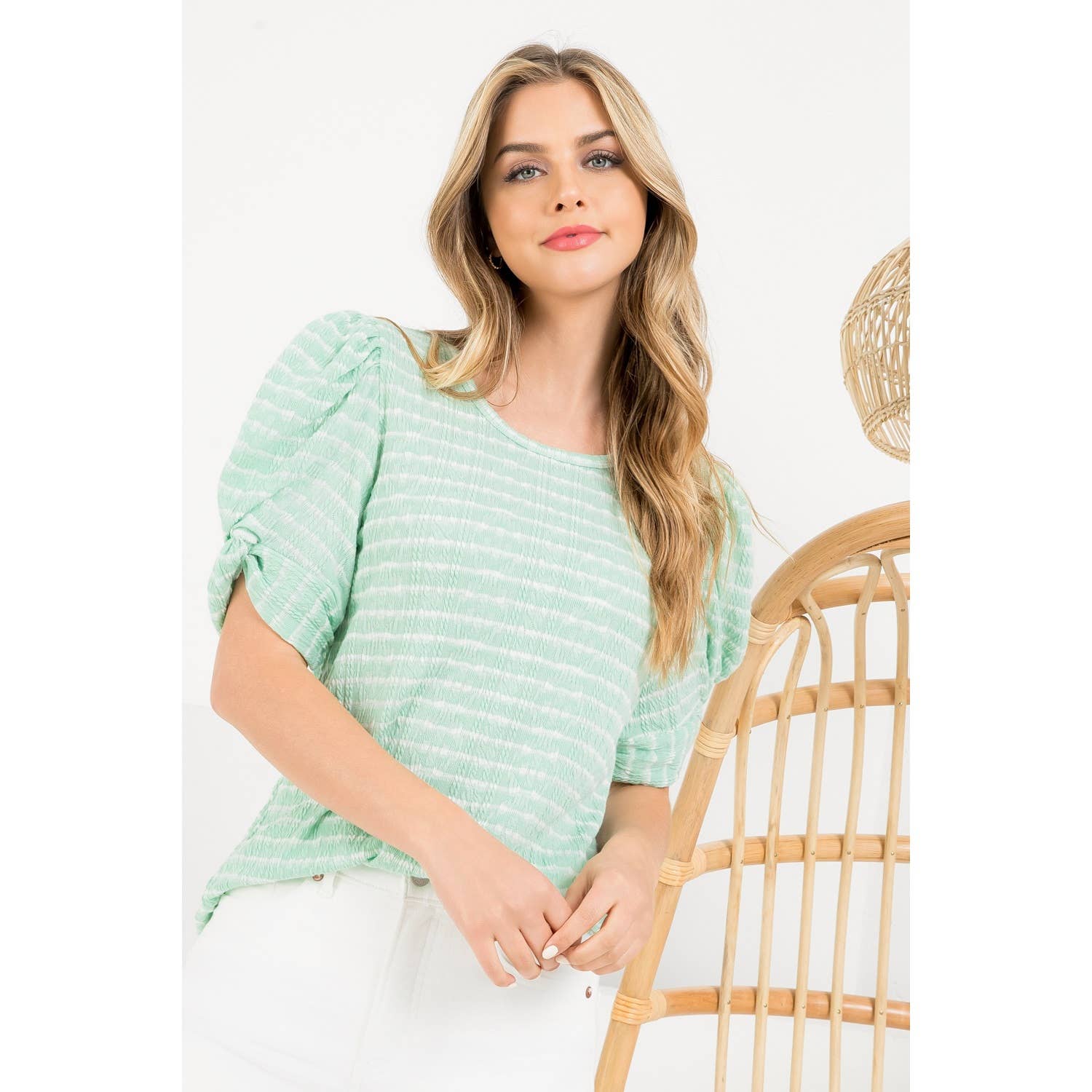 Textured Knit Top