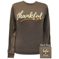 Lulu Mac-Thankful-Heather Brown LS-LM33