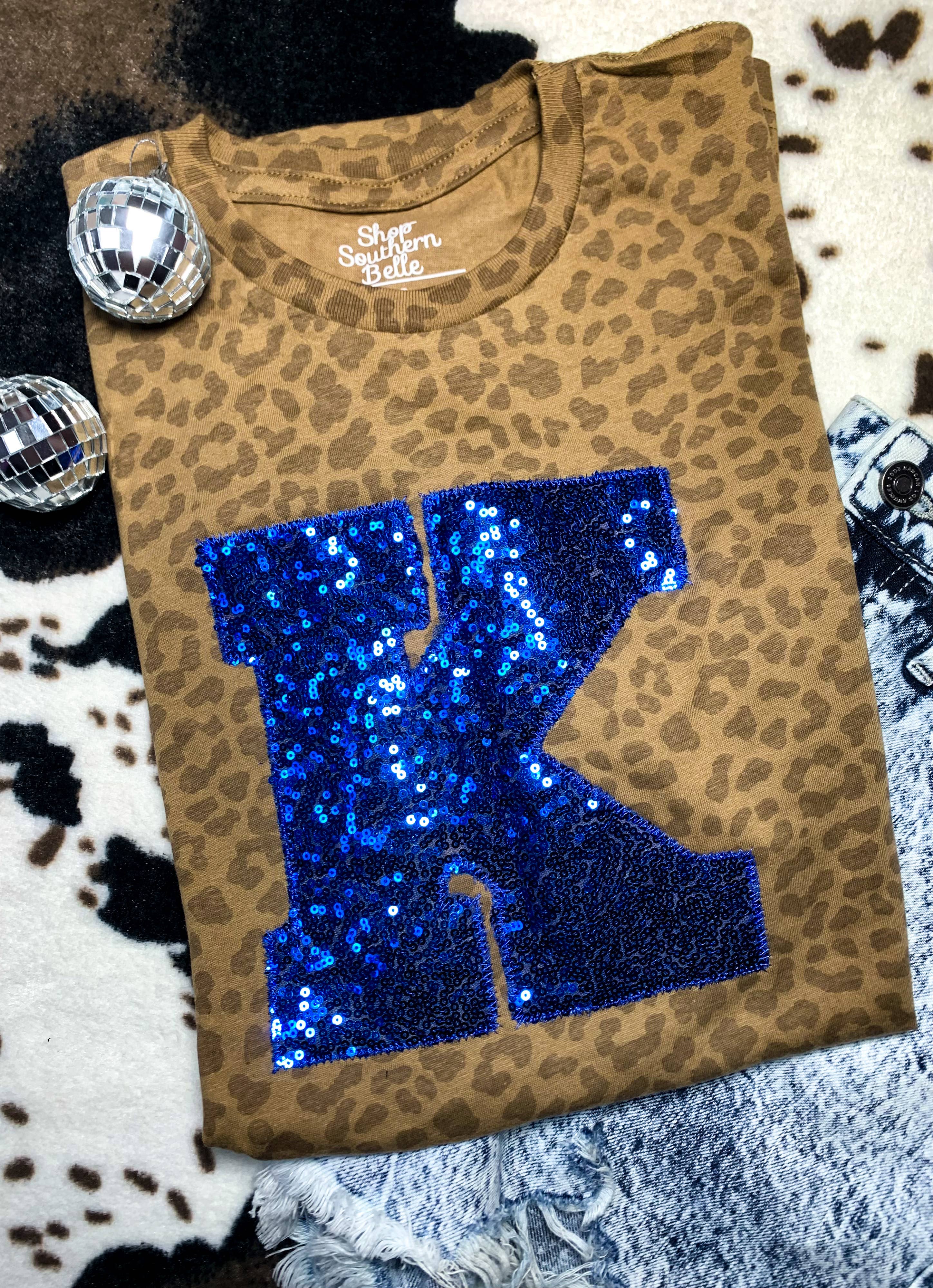 Custom School Leopard Short Sleeve